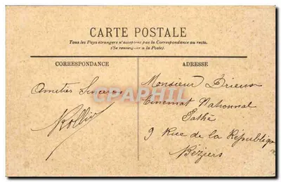 Marseille — A Rue de Noailles — LL. — Verso