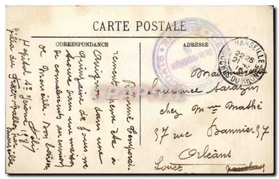 Marseille — Wjazd na Cannebière — LL. Sélecta — Rewers