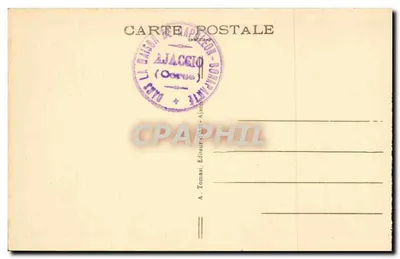 Habitación de Madame MÈRE — Ajaccio (Córcega) — A. Tomasi — Reverso