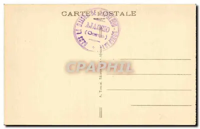 Casa Napoléon — Ajaccio — editor A. Tomasi — Verso