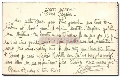 Bastia — Uitzicht op de Kathedraal en de Stad — LL — Achterkant