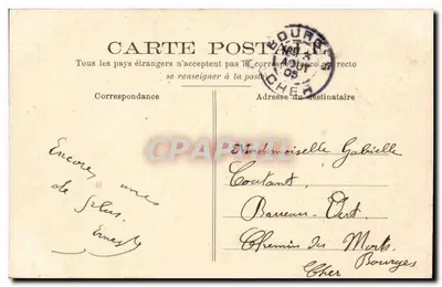 Camp d'Avor (Cher) — O Castelo de Água — Coll. E. L. — Verso