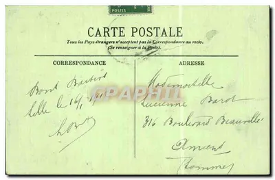 LILLE — La Rue Faidherbe — LL. — Verso