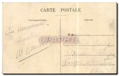 Agnetz (Oise) - A Praça — editor desconhecido, número de série não visível — Verso
