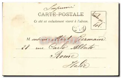 A 'Rieuse' saindo da Darse de Toulon — A. Bougnat, fot. - Toulon-sur-Mer — Verso