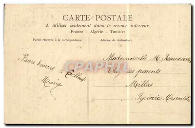 Le Croisic (Loire-Inférieure) — Traje da Croisicaise — Editor: Léonard & Dumas, n° 579 — Verso
