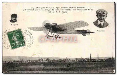Aviação — Monoplane Nieuport Tipo comum — Nieuport & Weymann