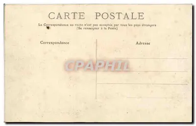 Stara pocztówka Joinville le Pont Bords de Marne Widok z pontu — Rewers