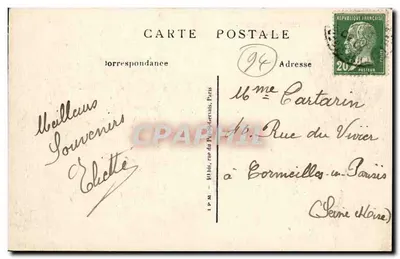 Villeneuve-Saint-Georges — Rue de Paris — C.G. n°30 — Verso