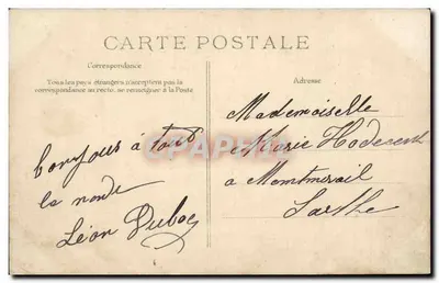 Grande Semana de Aviação — Van Den Born — Aparelhos em Rouen — Verso