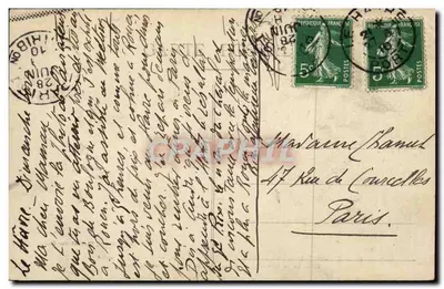 Grande Semana de Aviação de Rouen — E. Dubonnet, vencedor do Prêmio da Natureza — Editado por A. Labaty, 24, boulevard des Capucines, Paris — Verso