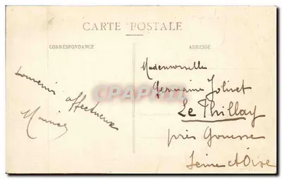 Zeppelin N° 4 no Campo de Mars — Eunéville — Chiché Henry — Verso