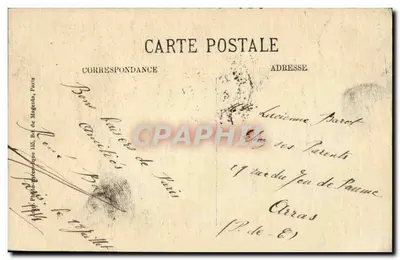París - Recuerdo del Jardin des Plantes — 318 — editor no visible — Reverso