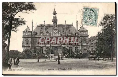 Pantin — O Hotel de Ville — Fototipia Davignon, Le Raincy