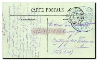 Biarritz — Place de la Liberté i Gare du B.A.B. — LL nr 168 — Rewers