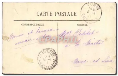 Tunis — Francuska Gara — LL. nr 320 — Rewers