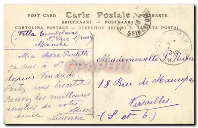Saint-Pair (Manche) — A Praia — Graphil, n°256 — Verso