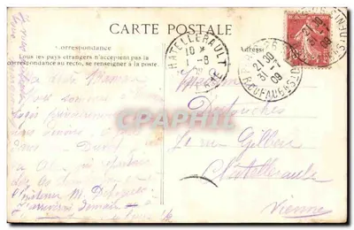 PARIS — Gare du Nord — Editor ELD, n° 4255 — Verso