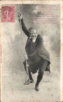 O Carilhoneiro — Canção de Béranger — Fototipo A. Bergeret & Cie, Nancy