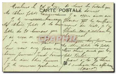 Dompierre-sur-Besbre — Rua e Praça do Campo de Feira — Lageneste, edit. n° 5053 — Verso