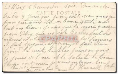 Ypres — Halles po bombardowaniu przez Niemców — L.C.H. Paryż, nr 219 — Rewers