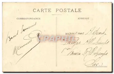 Tours — Le Théâtre Français — G A Benoiste, Tours, n°35 — Rewers