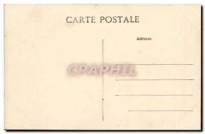 Montargis — O Desaguador — Editor S.K. M. (série não visível) — Verso