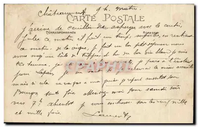 Al letto — scena di vita — Jean Francœur, n°79 — Verso