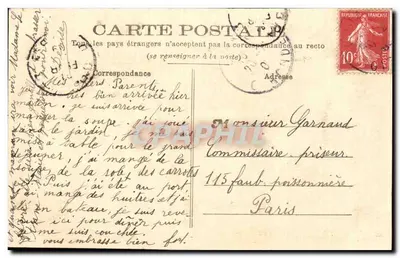Gujan-Mestras — Um Parque de Ostras — Coleção V. Faure — Verso