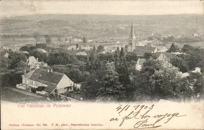 Vista Geral de Palaiseau — Edição Trianon, No. 923, P. M., fot.