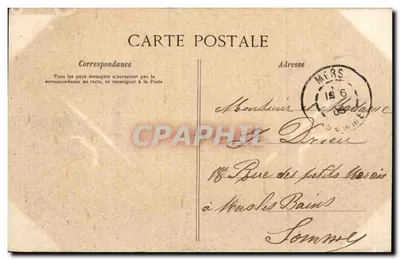 Saint-Malo — Vista com a maré alta — G.F. editor — Verso