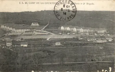 Campo de La Courtine (Oise) — Artilharia e 2ª Brigada — J. L. 25
