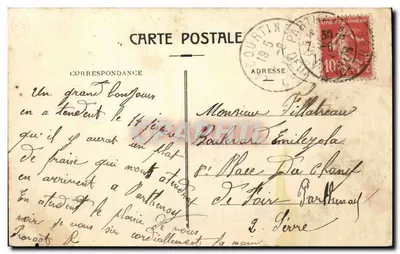 Campo de La Courtine (Oise) — Artilharia e 2ª Brigada — J. L. 25 — Verso