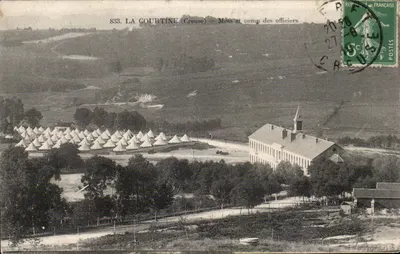 La Courtine (Creuse) — Mess e camp dos oficiais — Editor desconhecido, n° 833