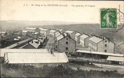 Campo de La Courtine (Creuse) — Vista geral, 1ª Brigada — Edição Gillian & Cadée