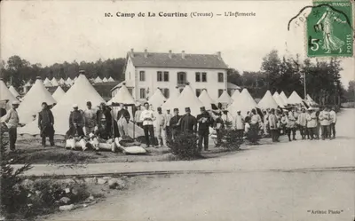 Campo de La Courtine (Creuse) — A enfermaria — Artistuc Photo