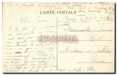 A Creuse pitoresca — Ao redor de Aubusson, Pont de Confolens e Vallée de la Rozeille — Editor: 1156 — Verso