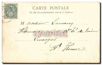 Aubusson — Le Chapitre — B. F., Paryż — Rewers