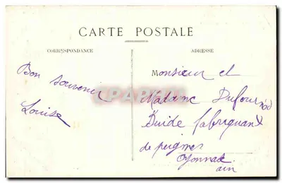 Haüterives (Drôme) — Palácio Ideal, fachada sul — Verso