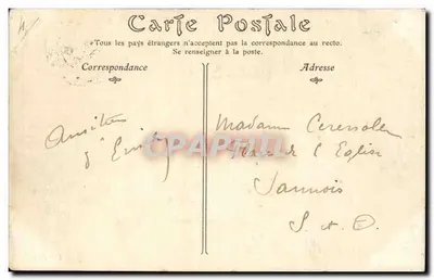 Chartres — Widok z mostu św. Hilary — ND. Fot. — nr 93 — Rewers