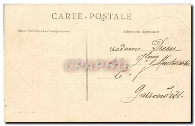 Angoulême — Vista de la Charente y el Faubourg Lhoumeau — S. Jullien — Reverso