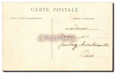 Angoulême — La Charente i Faubourg Lhoumeau — B. F., Paryż — Rewers