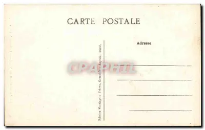Le Château de Vizille — Le Faune de Dardé — Édition Martingatto Frères, Grenoble — Verso