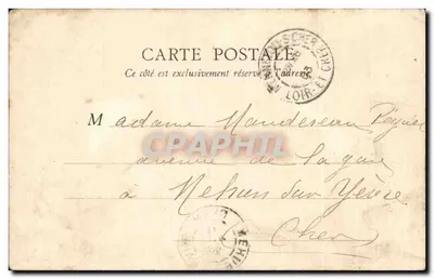 Romorantin — Faubourg d'Orléans — B.F. Paris, n°4 — Verso