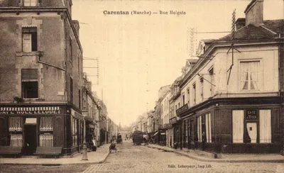 Carentan (Manche) — Rue Holgate — Ed. Leherpeur, Imp. Lib.