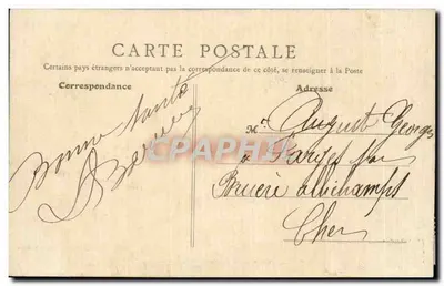 Meulan - Quai Albert-Joly — Cheia de Janeiro de 1910 — Edit. J. Klein em Meulan — Verso