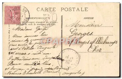 Hardricourt — O Ponte do Caminho de Ferro — Ridet, Tabacs — Verso