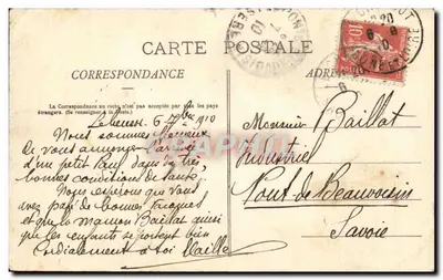 Le Creusot - Bairro Saint-Charles e a Marcolle — J. Lambart, editor, Photo-Cup, 1908 — Verso