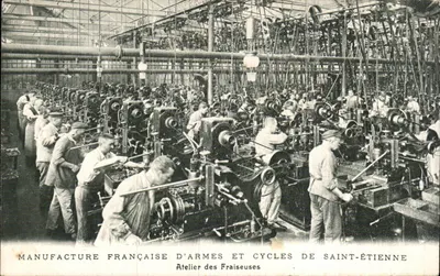 Fransız Silah ve Bisiklet Fabrikası Saint-Étienne — Fraiseuse Atölyesi