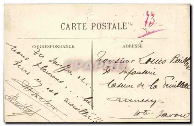 Neuville-sur-Saône — Quai Pasteur e o Tram — Editor: L. Lacages, Lyon, n°3586 — Verso